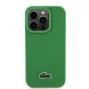 Lacoste Iconic Petit Pique Szövött Logós MagSafe tok iPhone 15 Pro-hoz Zöld - 0. kép