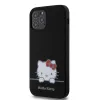 Hello Kitty Liquid Silicone Daydreaming Logo tok iPhone 12/12 Pro fekete - 0. kép