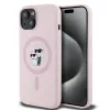  iPhone 15 Pink Karl Lagerfeld Liquid Silicone Karl and Choupette MagSafe tok thumbnail