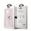 Karl Lagerfeld Liquid Silicone Karl and Choupette MagSafe tok iPhone 15 Pink - 4. kép