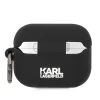 Karl Lagerfeld 3D Logó NFT Choupette fej Szilikon Tok AirPods Pro-hoz Fekete Tok - 0. kép