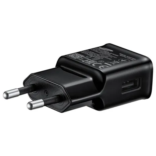 EP-TA200EBE Samsung USB-A 15W Utazó Töltő Fekete (OOB Bulk)