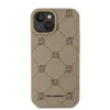 Karl Lagerfeld PU Karl Heads Pattern MagSafe tok iPhone 15 Beige - 0. kép