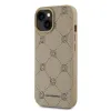 Karl Lagerfeld PU Karl Heads Pattern MagSafe tok iPhone 15 Beige - 1. kép