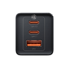 Baseus CCGP120201 GaN5 Pro Gyors Töltő USB-A + 2x USB-C 65W Fekete - 0. kép