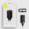 Baseus CCGP120201 GaN5 Pro Gyors Töltő USB-A + 2x USB-C 65W Fekete - 3. kép