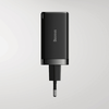 Baseus CCGP120201 GaN5 Pro Gyors Töltő USB-A + 2x USB-C 65W Fekete - 4. kép