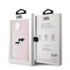 Karl Lagerfeld Liquid Silicone Double Heads MagSafe tok iPhone 15 Pink - 4. kép