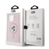 Karl Lagerfeld Liquid Silicone Karl and Choupette MagSafe tok iPhone 14 Pro Max Pink - 4. kép