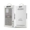 DKNY PC/TPU Repeat Pattern Tonal Stripe Magsafe tok iPhone 12/12 Pro Beige - 4. kép