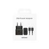 EP-T2510XBE Samsung USB-C 25W Utazó Töltő + USB-C Adatkábel Fekete - 3. kép