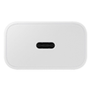 EP-T2510XWE Samsung USB-C 25W utazó töltő + USB-C adatkábel fehér - 1. kép