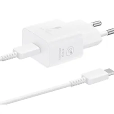 EP-T2510XWE Samsung USB-C 25W utazó töltő + USB-C adatkábel fehér