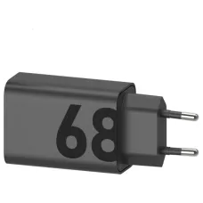MC-682L Motorola USB-C 68W GaN Hálózati Töltő Fekete (Szervizcsomag)
