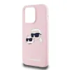 Karl Lagerfeld Liquid Silicone Double Heads MagSafe tok iPhone 14 Pro Pink - 2. kép