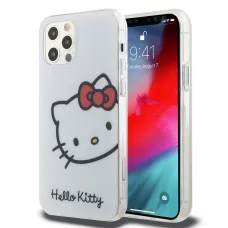 Hello Kitty IML Head Logo tok iPhone 12/12 Pro Fehér