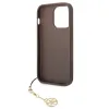 Guess 4G Charm tok iPhone 14 Pro-hoz Tone on Tone barna - 3. kép