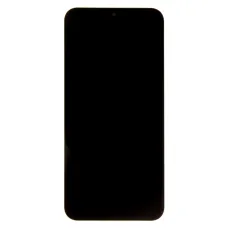 LCD kijelző + Érintőegység + Előlap Samsung A256B Galaxy A25 Fekete (Szervizcsomag)