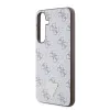 Guess PU Leather 4G Triangle Metal Logo tok Samsung Galaxy S24+ White - 3. kép