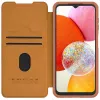 Nillkin Qin Pro for Samsung Galaxy A24 4G barna tok - 1. kép