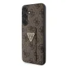 Guess PU Grip Stand 4G Strass Triangle Metal Logo tok Samsung Galaxy S24 Plus barna - 0. kép