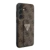 Guess PU Grip Stand 4G Strass Triangle Metal Logo tok Samsung Galaxy S24 Plus barna - 2. kép