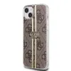 Guess IML 4G Gold Stripe tok iPhone 15-höz Barna - 0. kép