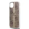 Guess IML 4G Gold Stripe tok iPhone 15-höz Barna - 3. kép