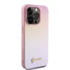 Guess PU bőrtok Iridescent Metal Script iPhone 15 Pro Max Pink tok - 2. kép