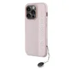 Karl Lagerfeld PU Saffiano Strasszköves Medálos tok iPhone 14 Pro Max Pink - 1. kép