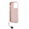 Karl Lagerfeld PU Saffiano Strasszköves Medálos tok iPhone 14 Pro Max Pink - 3. kép