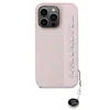 Karl Lagerfeld PU Saffiano Rhinestone Charm tok iPhone 15 Pro Pink - 0. kép