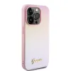 Guess PU bőr Iridescent Metal Script tok iPhone 15 Pro Pink - 3. kép