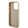 Guess PU Bőr Iridescent Metal Script tok iPhone 15 Pro Gold - 4. kép