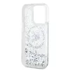 Karl Lagerfeld Liquid Glitter Karl Fej MagSafe tok iPhone 15 Pro átlátszó - 3. kép