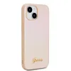 Guess PU Bőr Iridescent Metal Script Tok iPhone 15-höz Arany - 2. kép