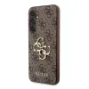 Guess PU 4G Metal Logo tok Samsung Galaxy S23 FE Barna tok - 0. kép
