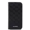 Karl Lagerfeld PU Saffiano Monogram fliptok iPhone 13 Pro Max-hoz Fekete - 1. kép