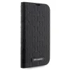 Karl Lagerfeld PU Saffiano Monogram fliptok iPhone 13 Pro Max-hoz Fekete - 3. kép