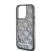 Karl Lagerfeld Liquid Glitter Monogram Gradient tok iPhone 14 Pro-hoz, Fekete - 2. kép