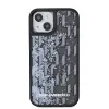 Karl Lagerfeld Liquid Glitter Monogram Árnyalatos Tok iPhone 14 Fekete - 0. kép