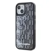 Karl Lagerfeld Liquid Glitter Monogram Árnyalatos Tok iPhone 14 Fekete - 1. kép