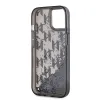 Karl Lagerfeld Liquid Glitter Monogram Árnyalatos Tok iPhone 14 Fekete - 3. kép