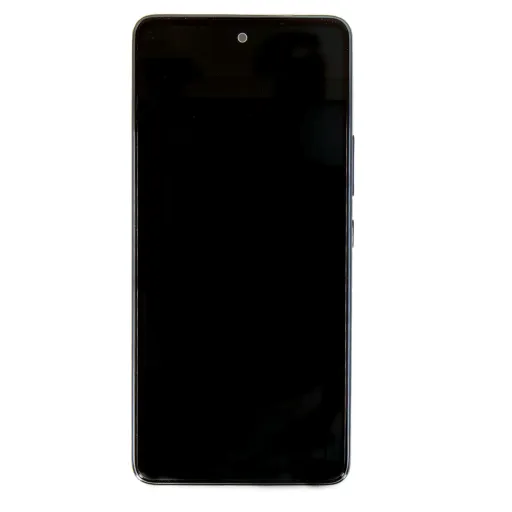 LCD kijelző + Érintőegység + Előlap Samsung A536B Galaxy A53 5G Awesome Black (Szerviz csomag)