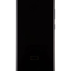 LCD kijelző + Érintőegység + Előlap Samsung G988 Galaxy S20 Ultra Kozmikus Fekete (Szerviz Csomag)