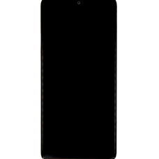  LCD kijelző + Érintőegység + Előlapi burkolat Xiaomi Redmi Note 11 Pro fekete