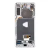 LCD kijelző + érintőegység Samsung SM-G996 Galaxy S21+ Phantom Silver Előlapi Kamera Nélkül (Szervizcsomag) - 0. kép