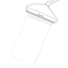 Baseus AquaGlide vízálló telefontok hengeres csúszózárral (fehér) tok