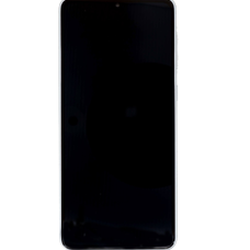 LCD kijelző + Érintőegység + Előlap Samsung A336B Galaxy A33 5G Awesome White (Szervíz csomag)