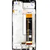 LCD kijelző + Érintőegység Samsung M236B Galaxy M23 5G Fekete (Szervíz csomag) - 0. kép